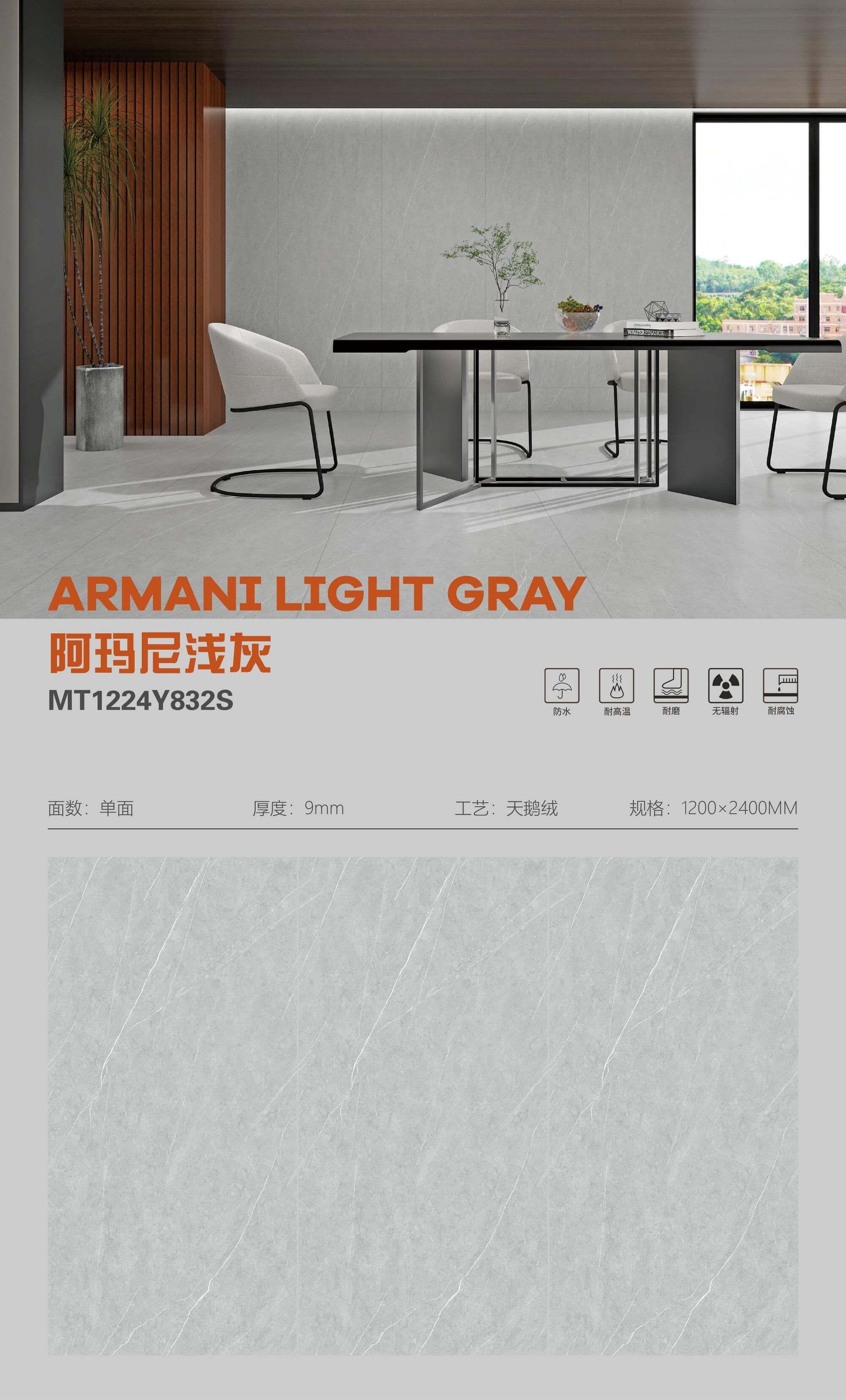阿玛尼浅灰 1224哑