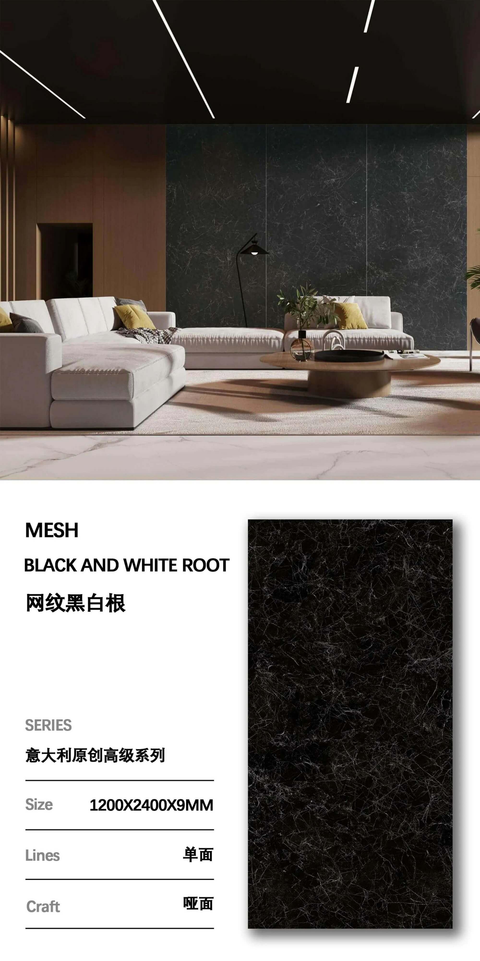 网纹黑白根 122409哑