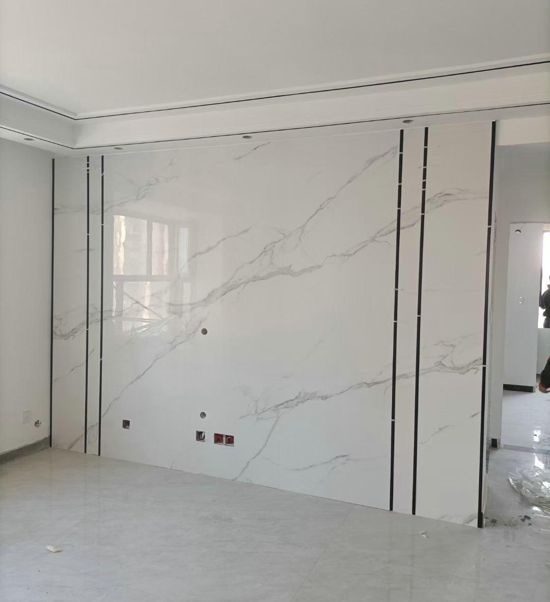 岩板背景墙是怎么安装的